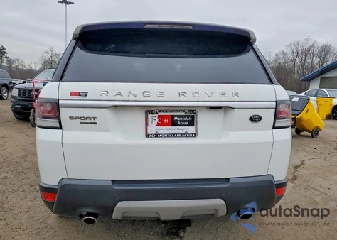 2016 Land Rover Range Rover Sport Hse z USA, uszkodzony, nr VIN SALWR2PF3GA596059